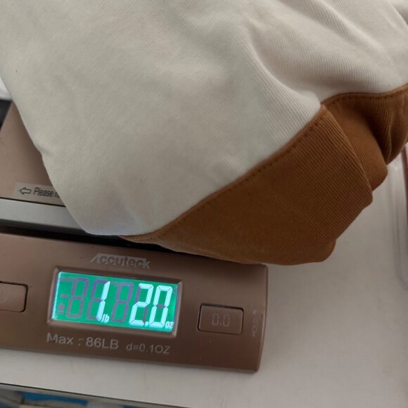 H&M Mens Regular Fit Rugby Shirt XXL Brown & White Long Sleeve Collared Top - Picture 13 of 13